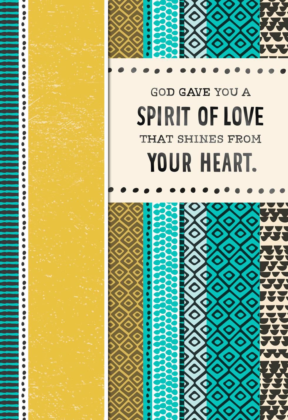 Your Spirit of Love Shines Religious Birthday Card