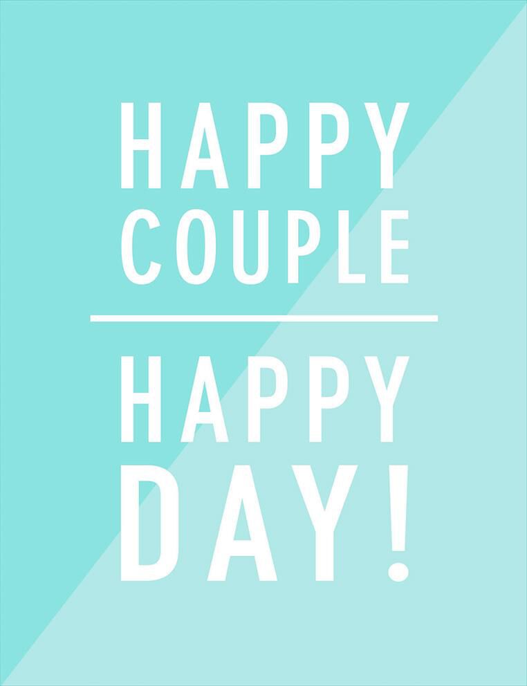Happy Couple, Happy Day Wedding Card