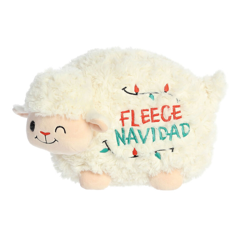 Aurora Just Sayin' Fleece Navidad Sheep Plush, 6.5"