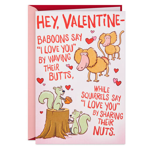 I Love You Out Loud Funny Pop-Up Valentine's Day Card, 