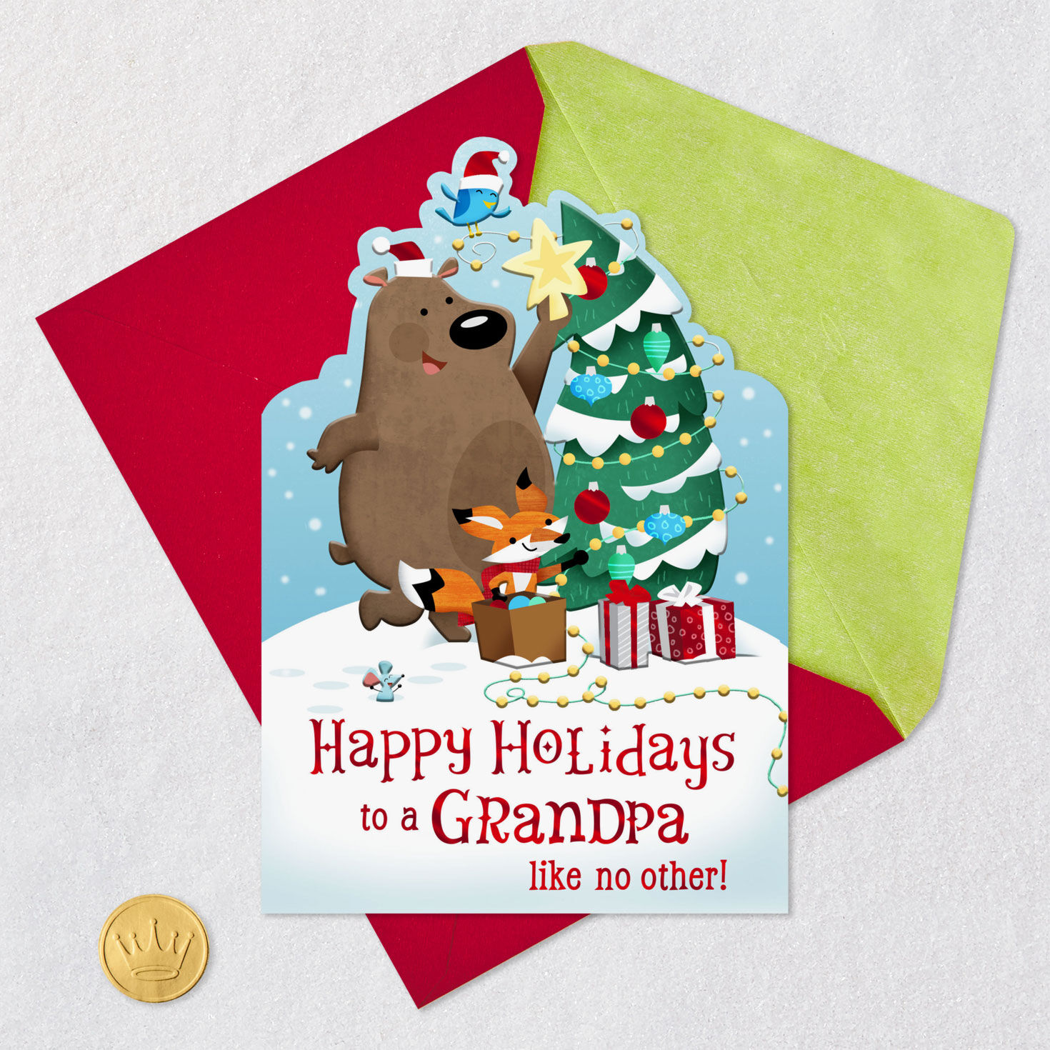 Bright, Merry and Fun Christmas Card for Grandpa for only USD 2.99 | Hallmark