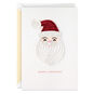 Quilled Paper Santa Face Christmas Card Card Front image number 1