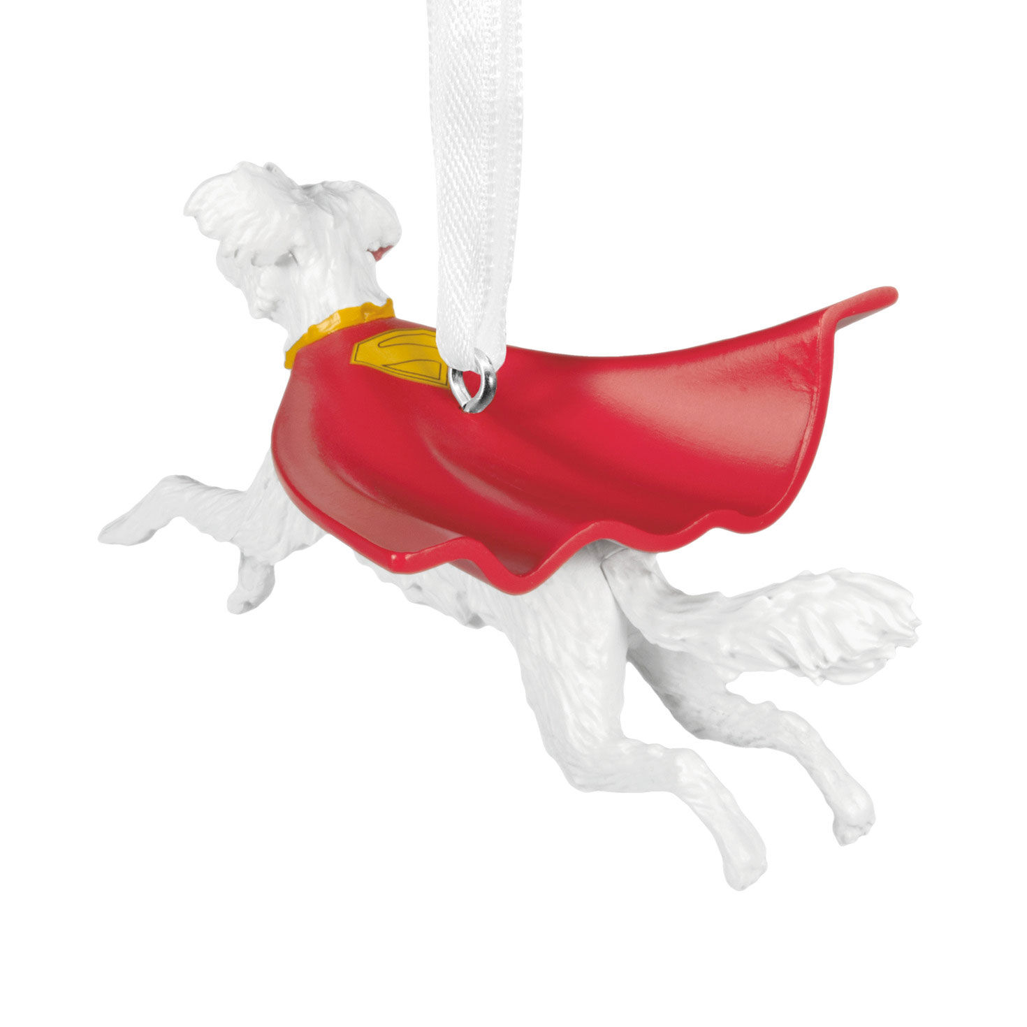 Superman White Dog Christmas Ornament bach image number 6