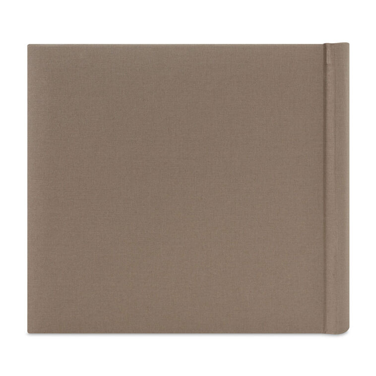 Taupe and Gold Memorial 2-Up Photo Album back image number 2