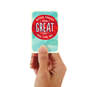 3.25" Mini You're Great Card, , large image number 1