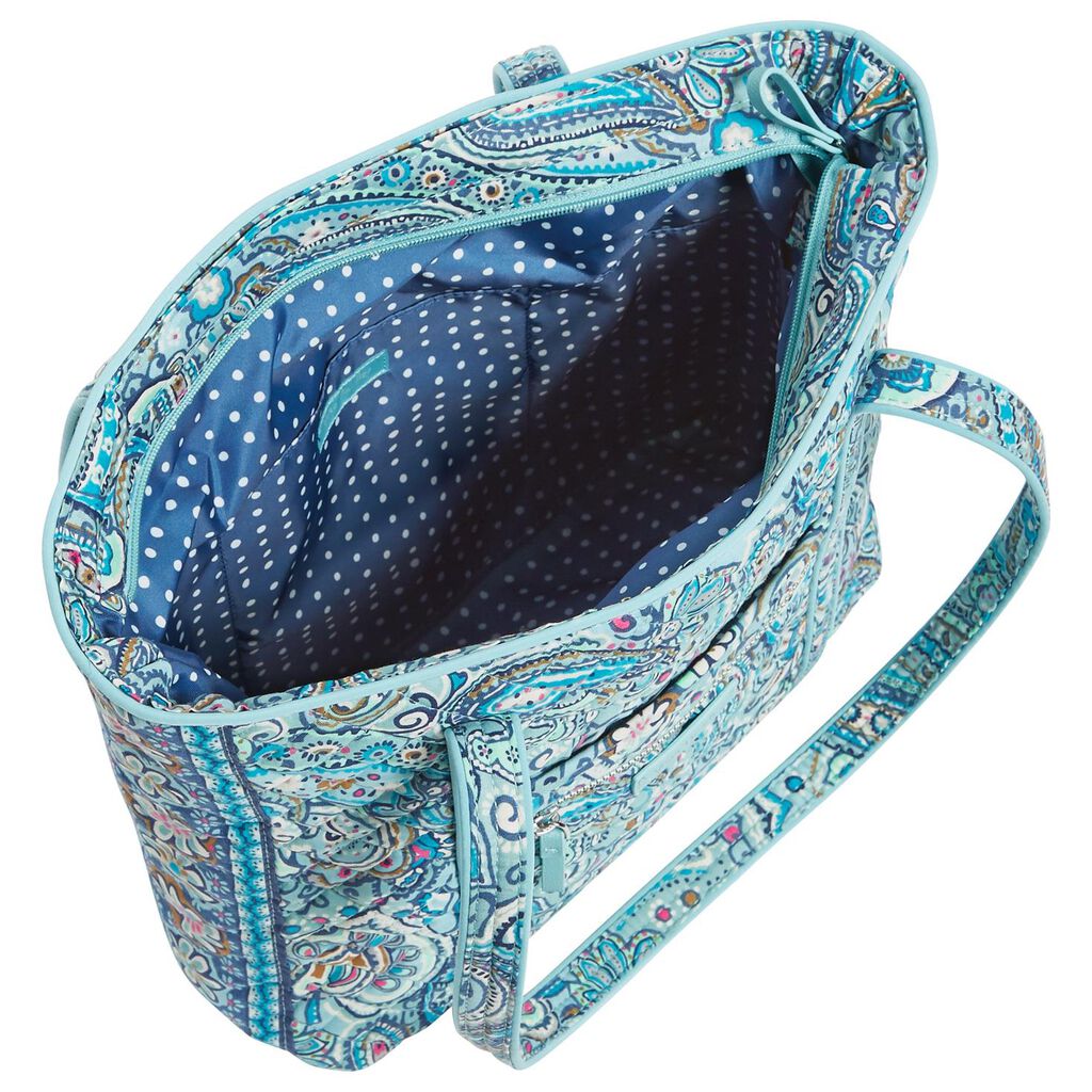 Vera Bradley Iconic Small Tote Bag In Daisy Dot Paisley