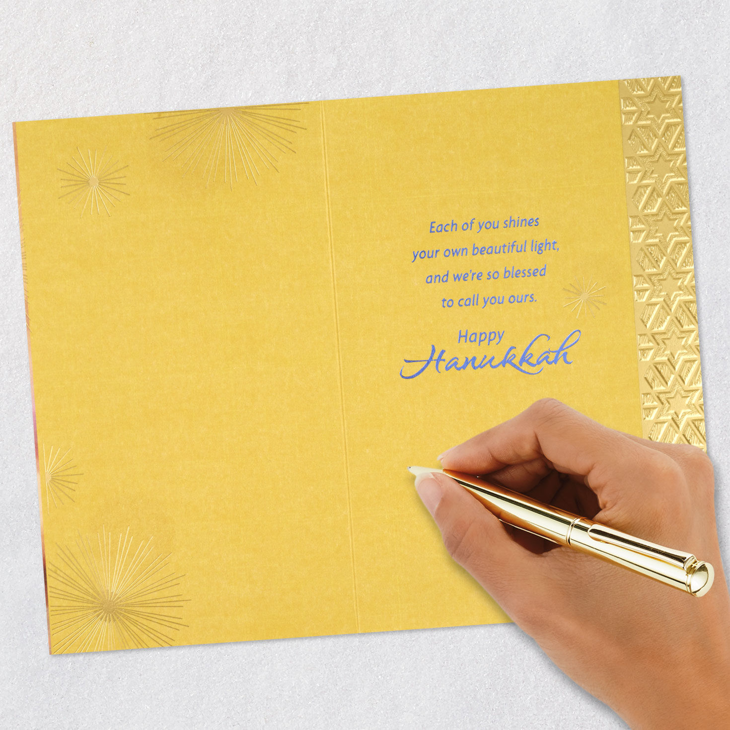 So Blessed to Call You Ours Hanukkah Card for Son and Family for only USD 4.59 | Hallmark