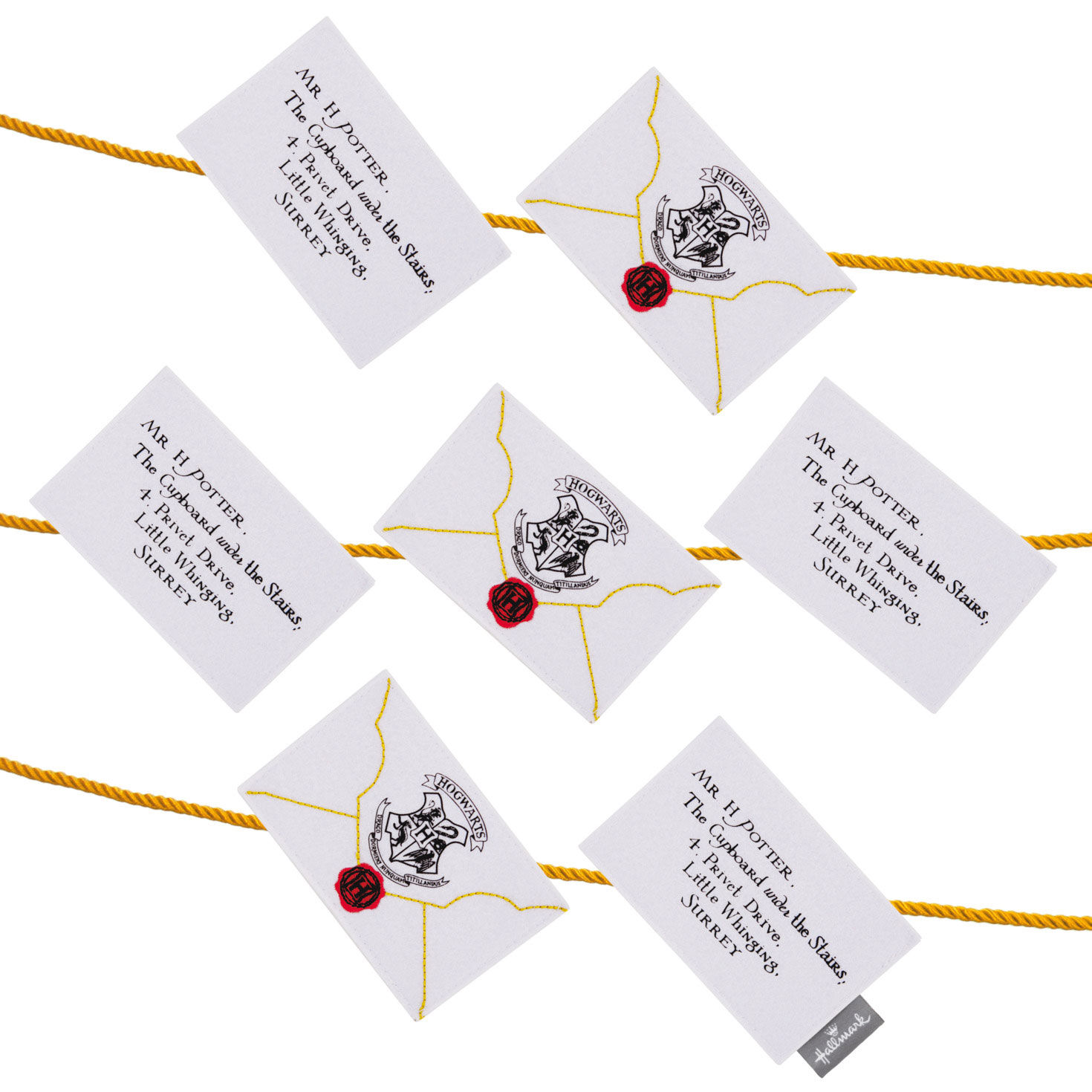 Harry Potter™ Hogwarts™ Letter Fabric Hallmark Garland, 72"