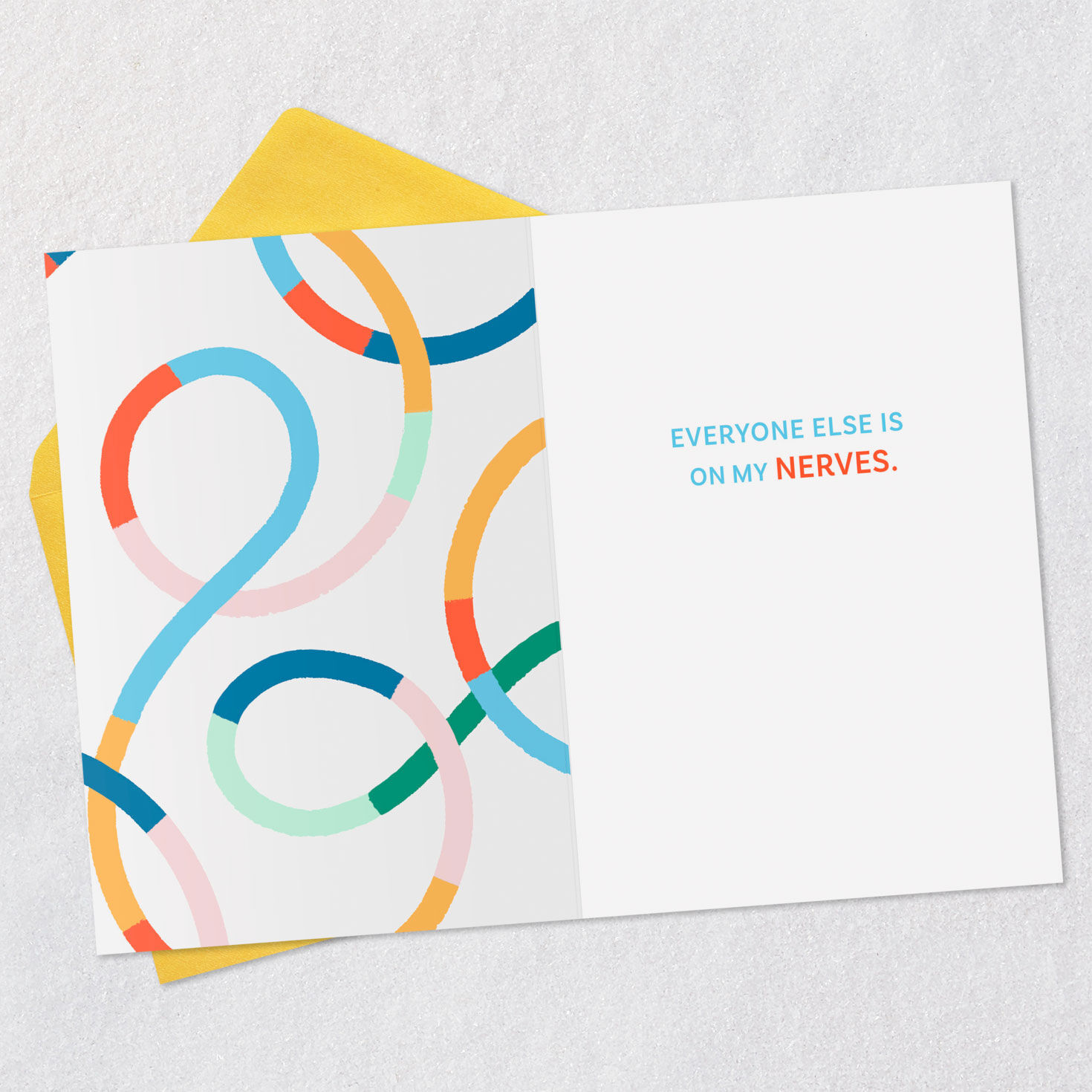 You're On My Mind Funny Thinking of You Card, , large image number 3