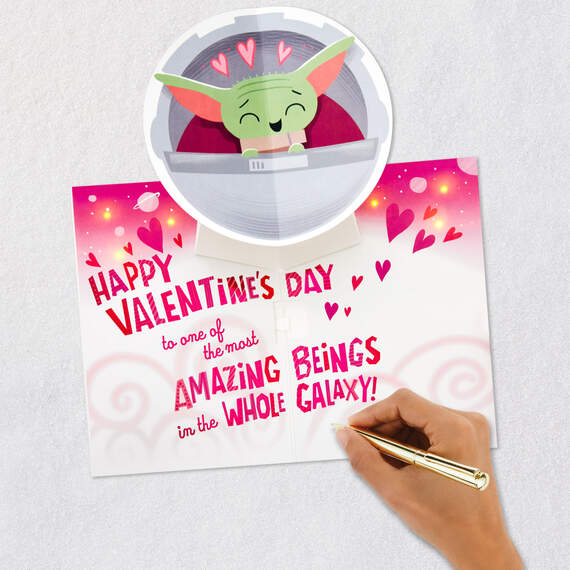 Star Wars: The Mandalorian™ Grogu™ Musical Pop-Up Valentine's Day Card With Light, , large image number 6