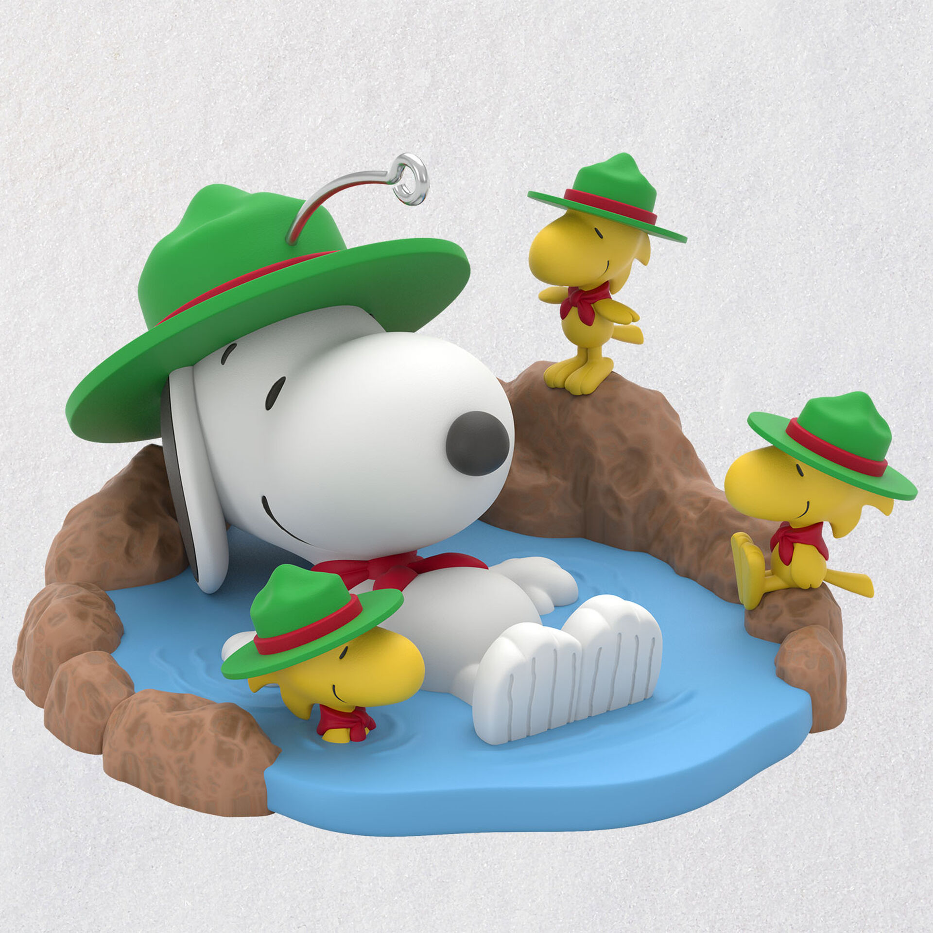 Hallmark Peanuts Christmas 2021 The Peanuts Gang Taking A Dip Ornament Keepsake Ornaments Hallmark