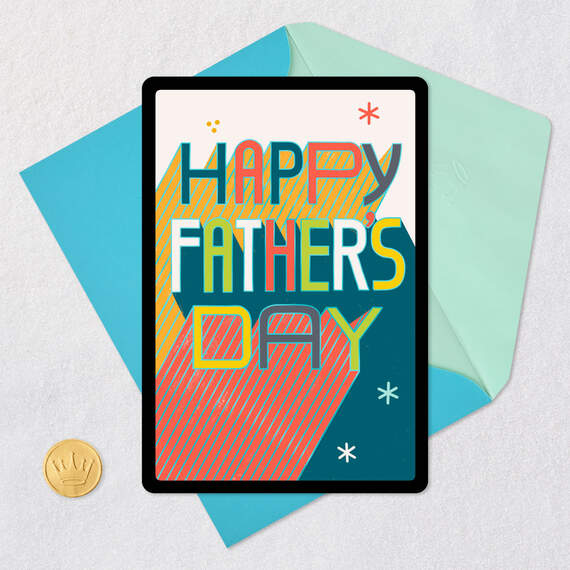 Good Vibes Video Greeting Father's Day Card, , large image number 7