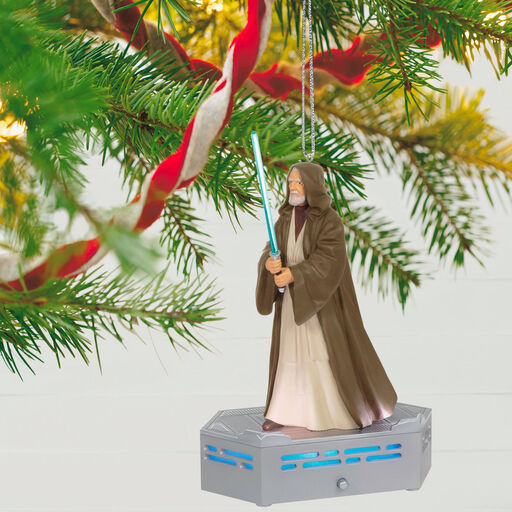Star Wars: A New Hope™ Collection Obi-Wan Kenobi™ Ornament With Light and Sound, 