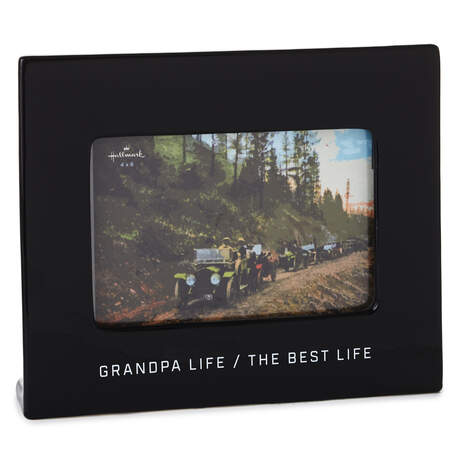Grandpa Life Ceramic Picture Frame, 4x6, , large