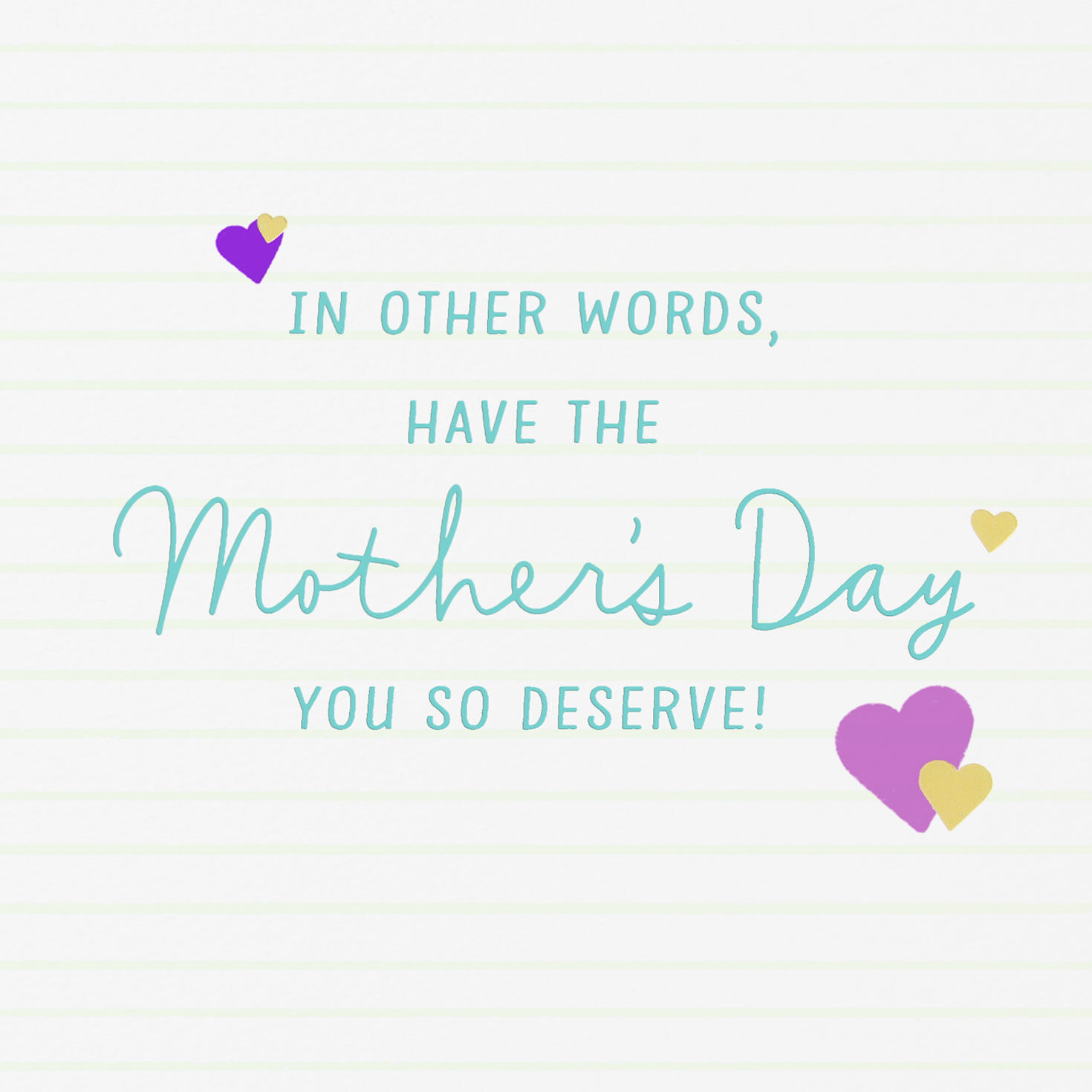 Purple and Green Mother's Day Checklist Card for Sister Sentiment image number 2