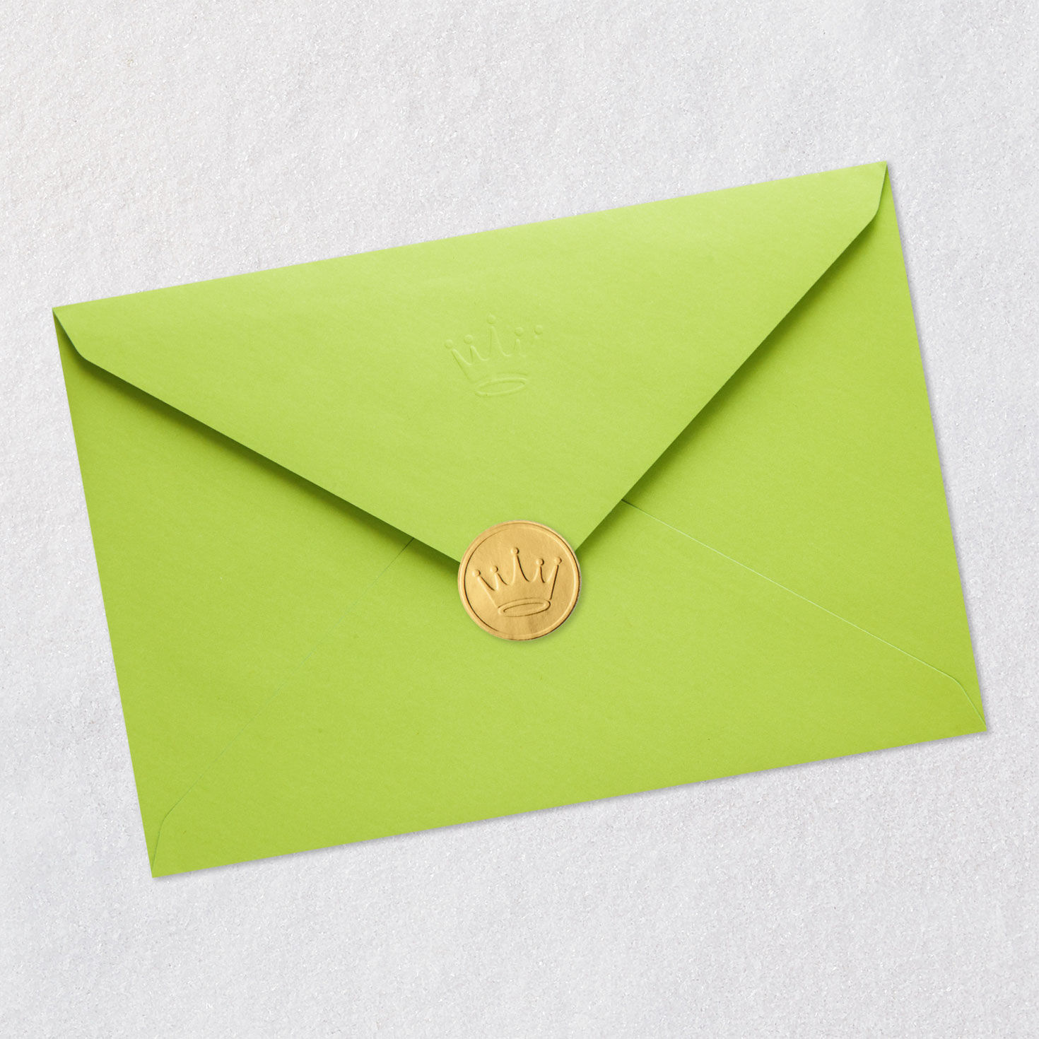 Smiley Face and Stars on Blue Grade School Graduation Card Envelope Back with Seal image number 9