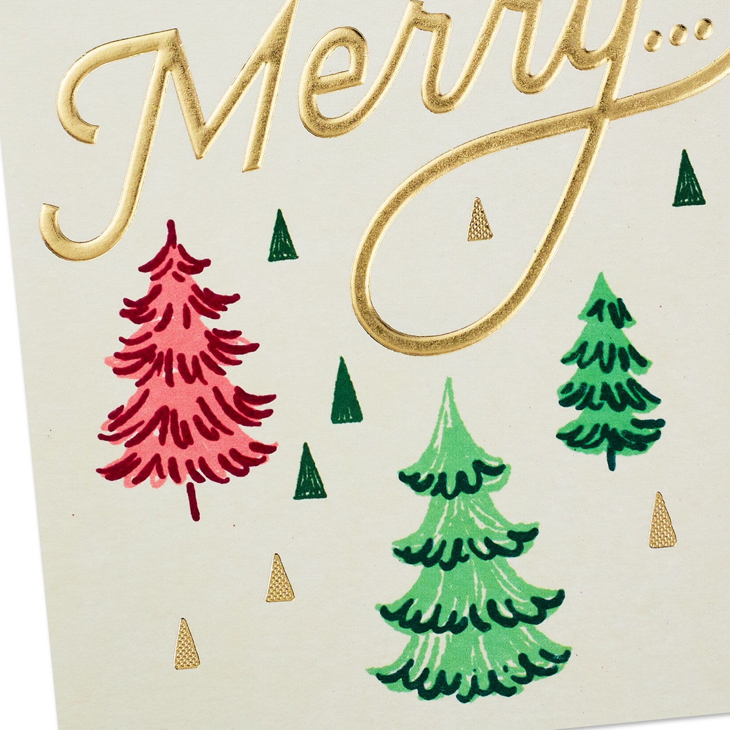 Elegant Christmas Tree Money Holder Christmas Card Card Front Detail image number 6
