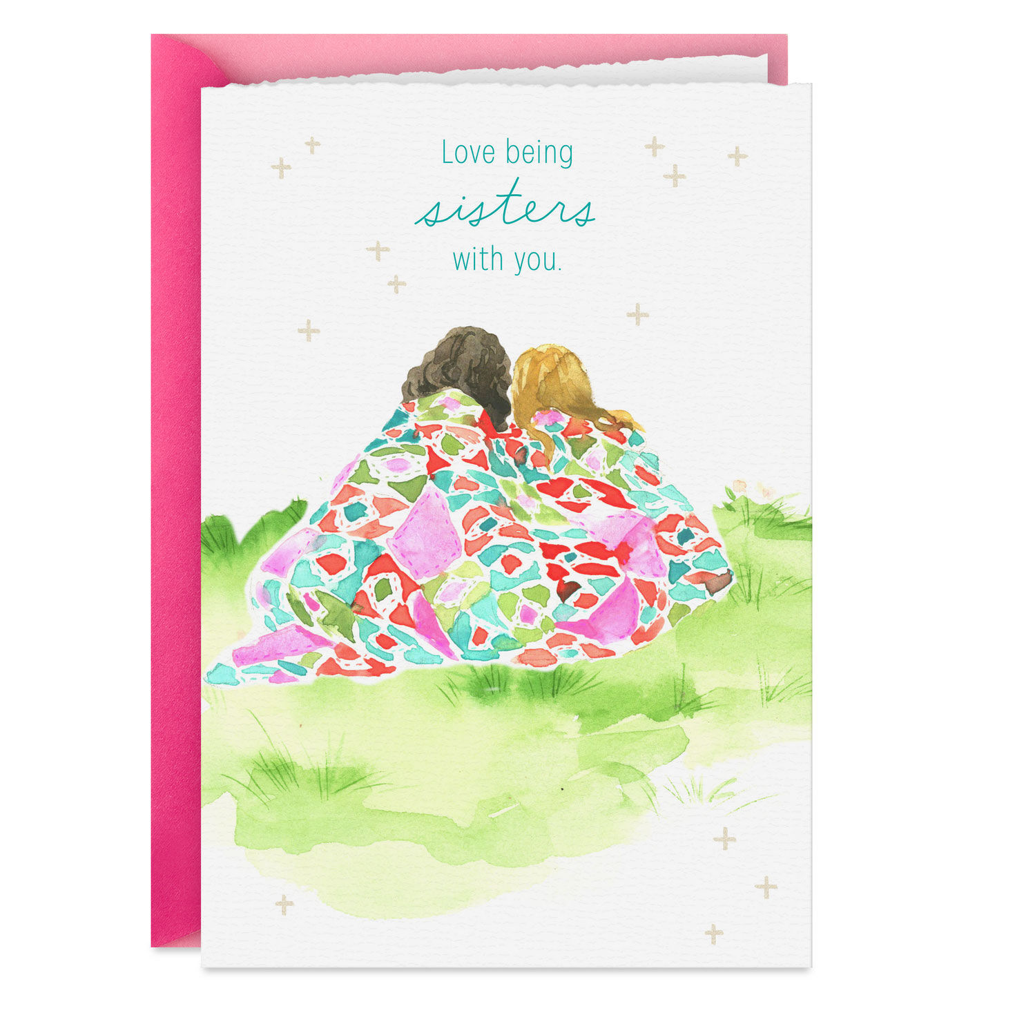 Love Being Sisters With You Birthday Card for only USD 3.99 | Hallmark