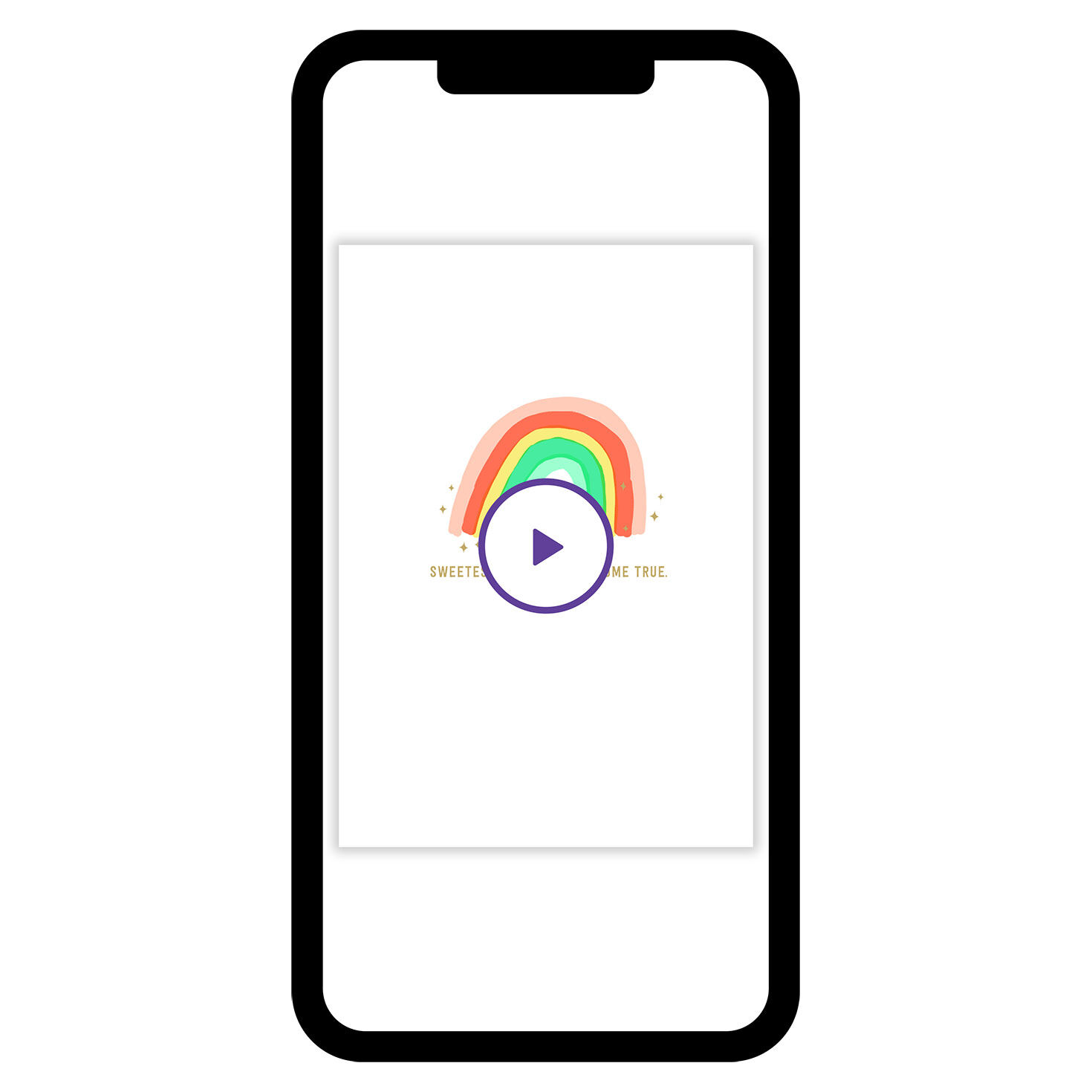 Sweetest Dream Come True New Baby eCard