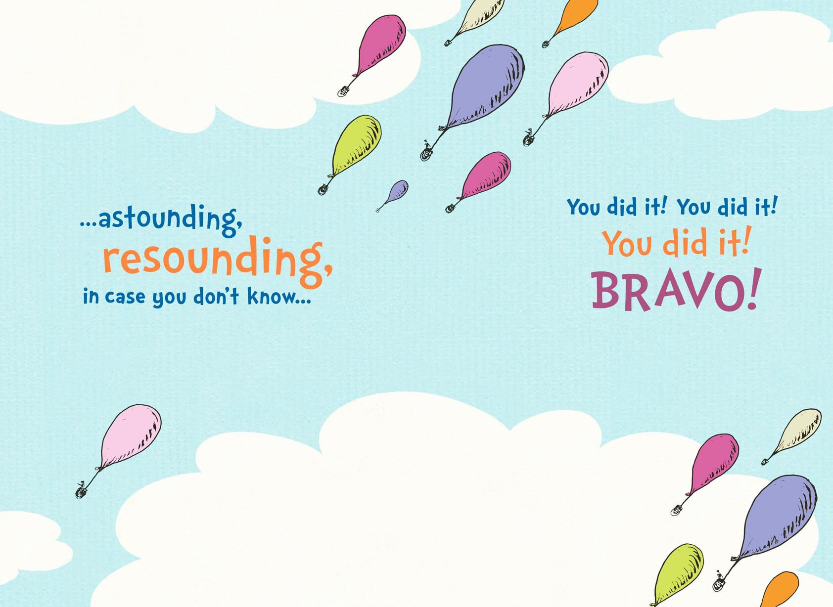 Dr. Seuss™ Elephant Parade Congratulations Card
