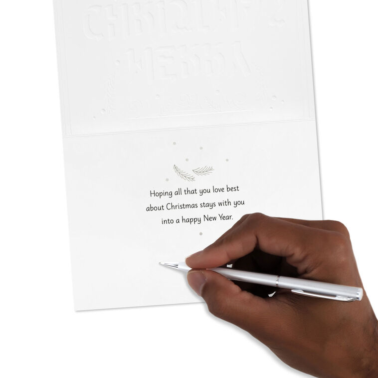 Art Deco Billboard Boxed Christmas Cards Pack Signing card image number 6