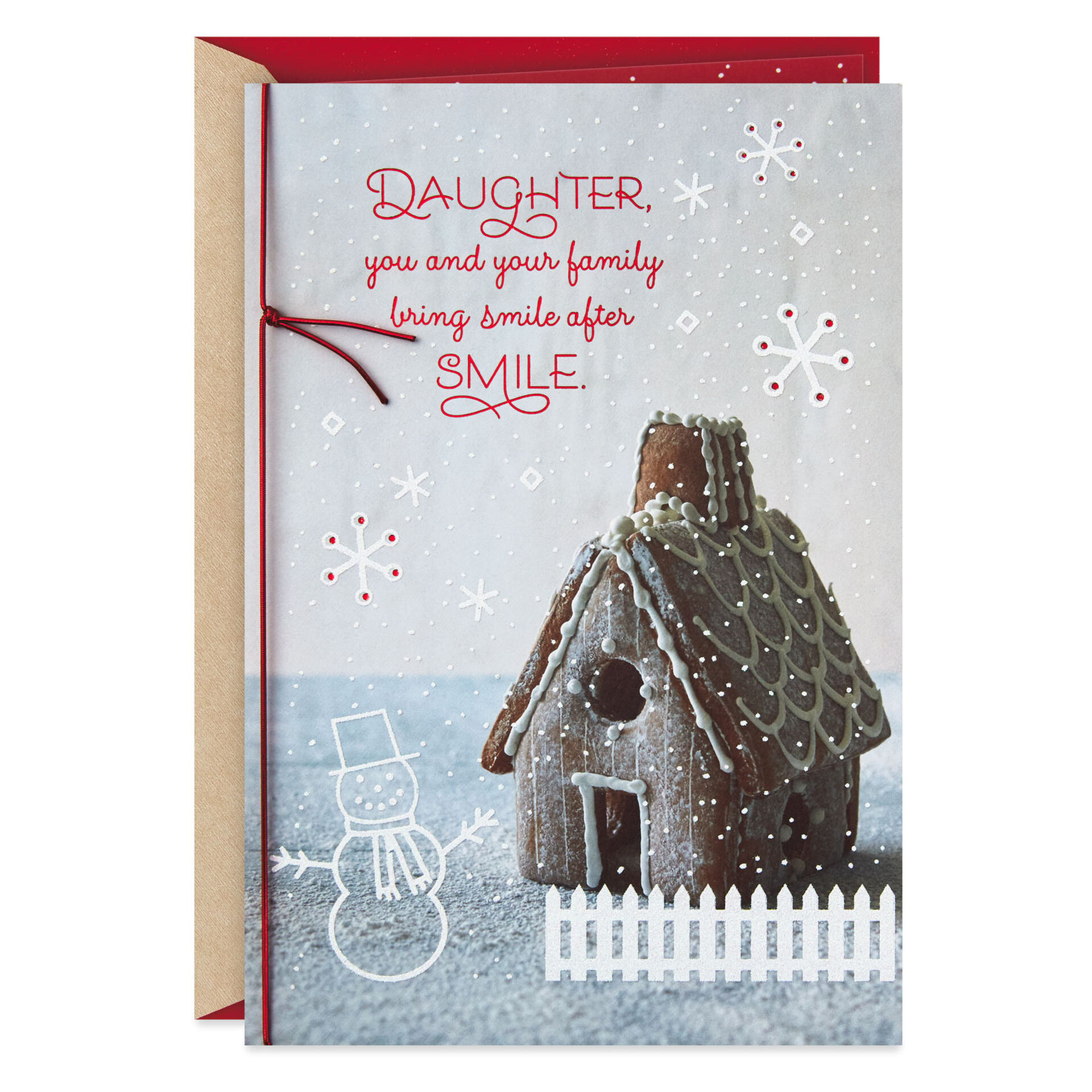 You Bring Smiles Christmas Card for Daughter and Her Family - Greeting Cards - Hallmark