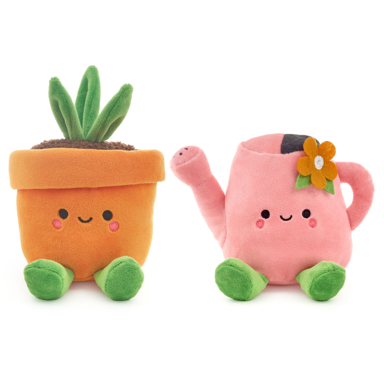 Better Together Watering Can and Plant Magnetic Plush Pair, 4.5" for only USD 19.99 | Hallmark