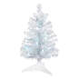 Miniature Silver and White Pre-Lit Christmas Tree, 18.75", , large image number 1