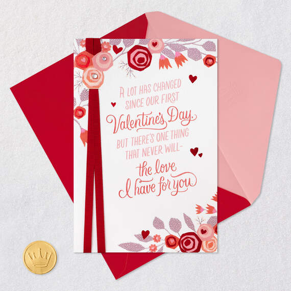 Love You With All My Heart Romantic Valentine's Day Card, , large image number 6