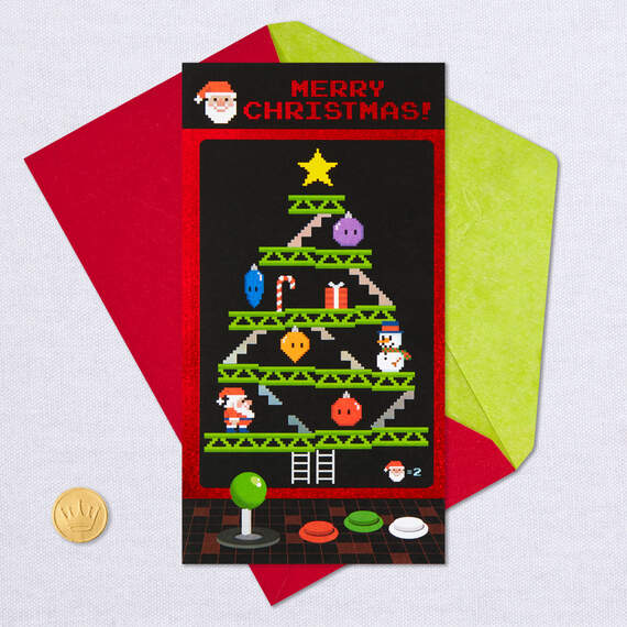 Level Up Video Game Money Holder Christmas Card, , large image number 5
