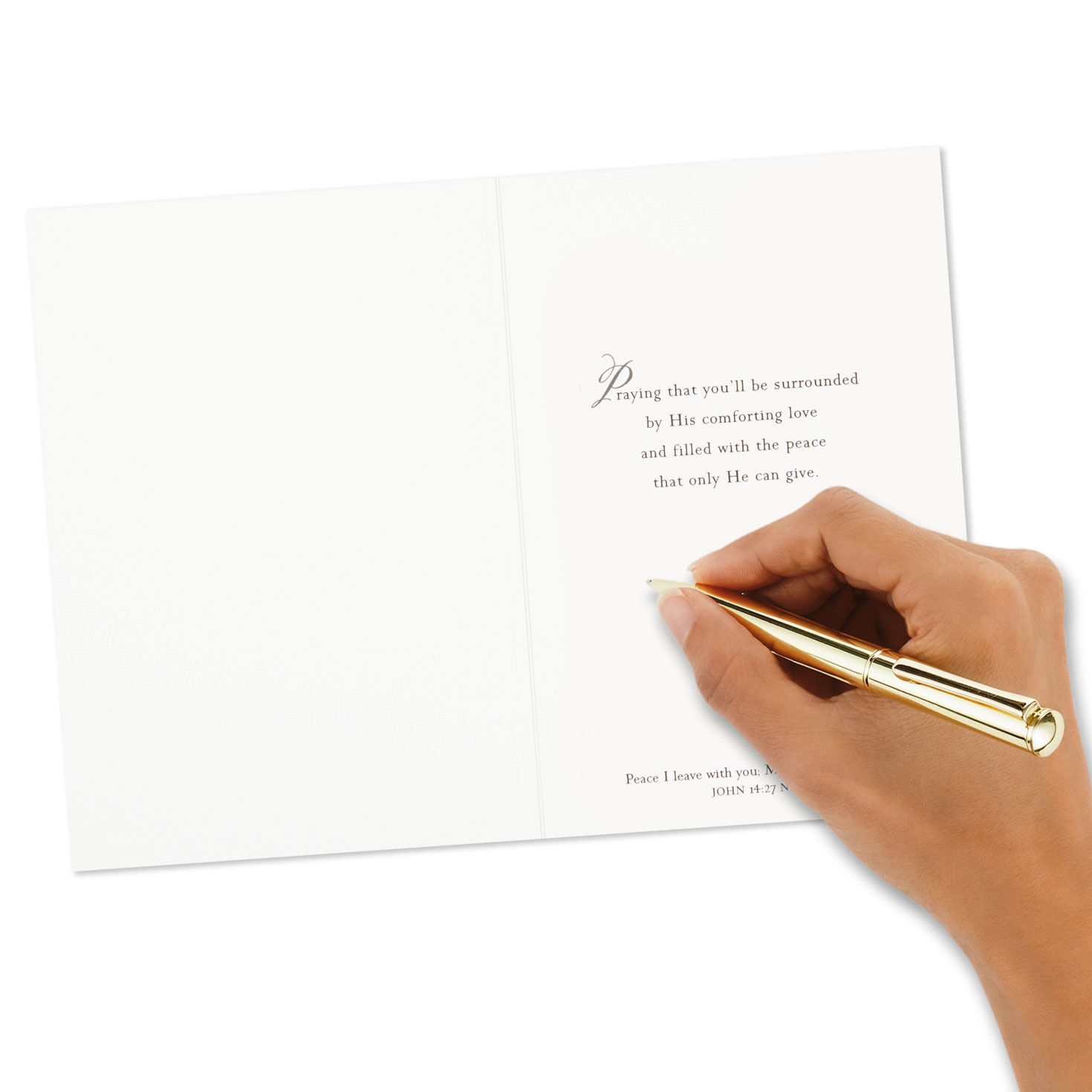 Simply Stated Assorted Boxed Sympathy Cards Signing card image number 6