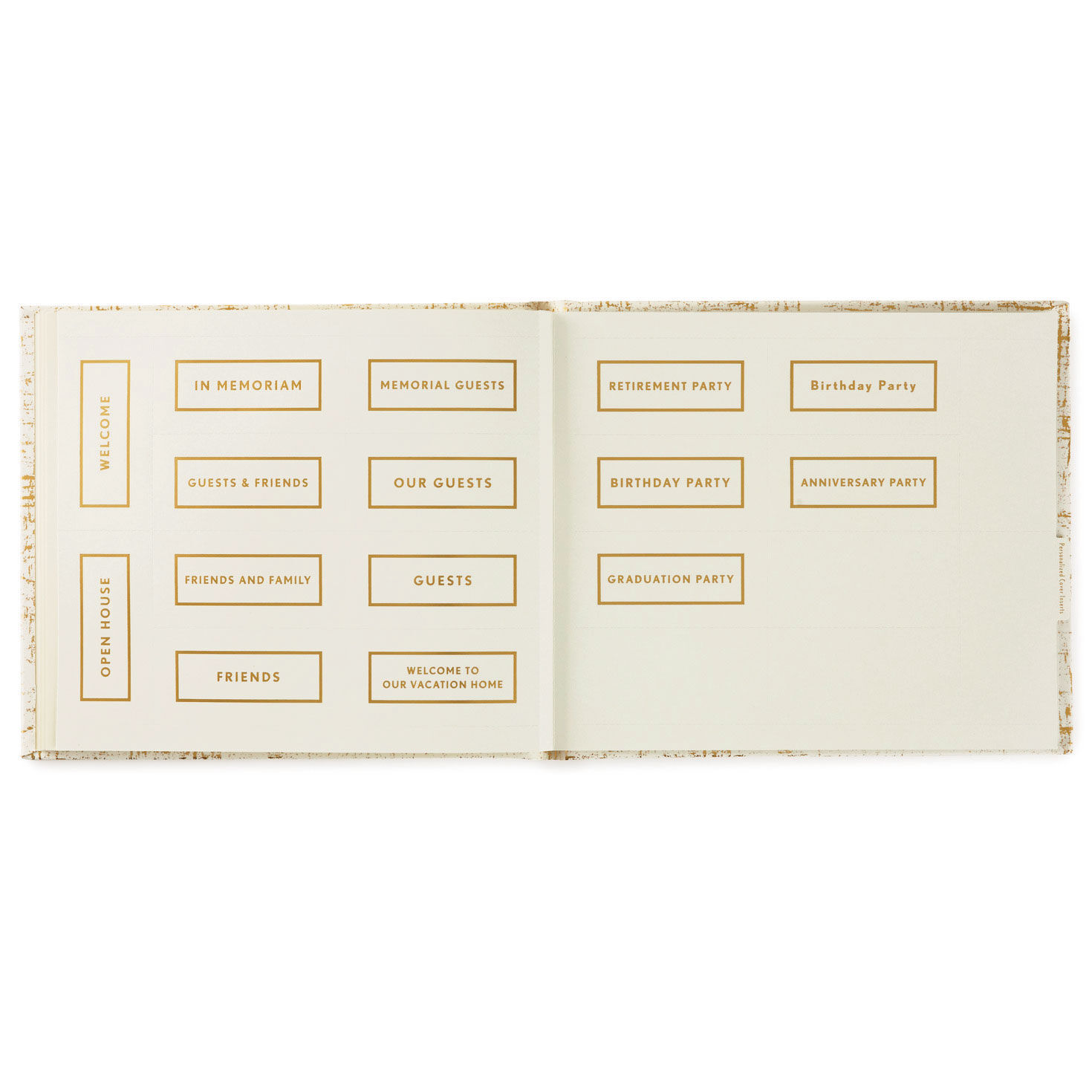 Ivory and Gold Guest Book for only USD 19.99 | Hallmark