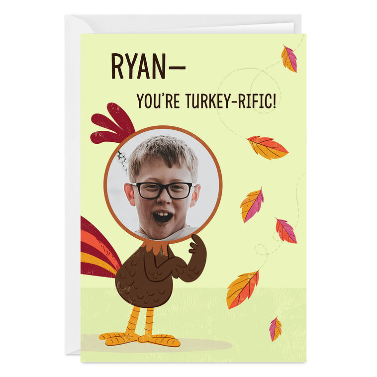 You're Turkey-rific Custom Thanksgiving Card