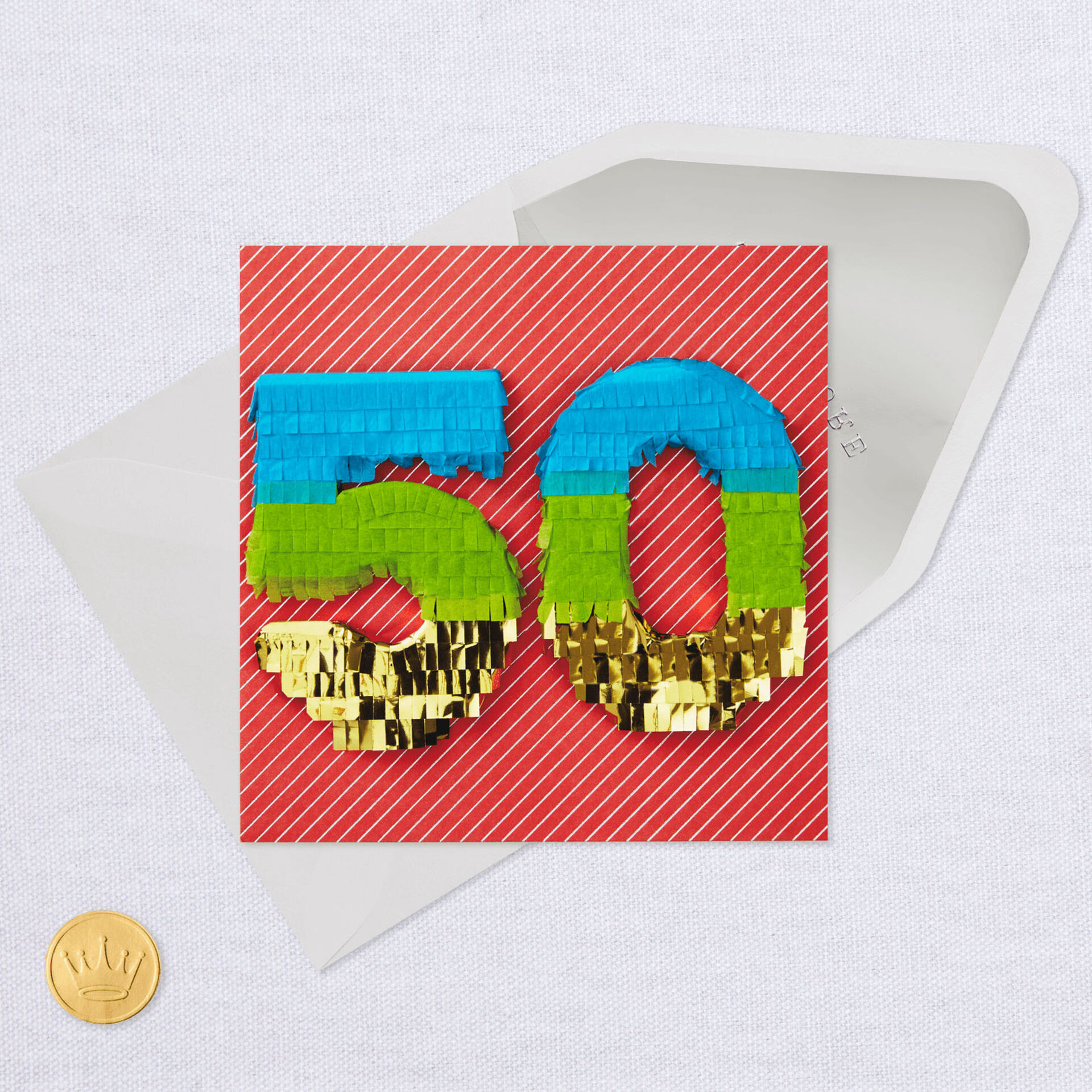 Best Decade Yet 50 Piñata 50th Birthday Card Greeting Cards Hallmark
