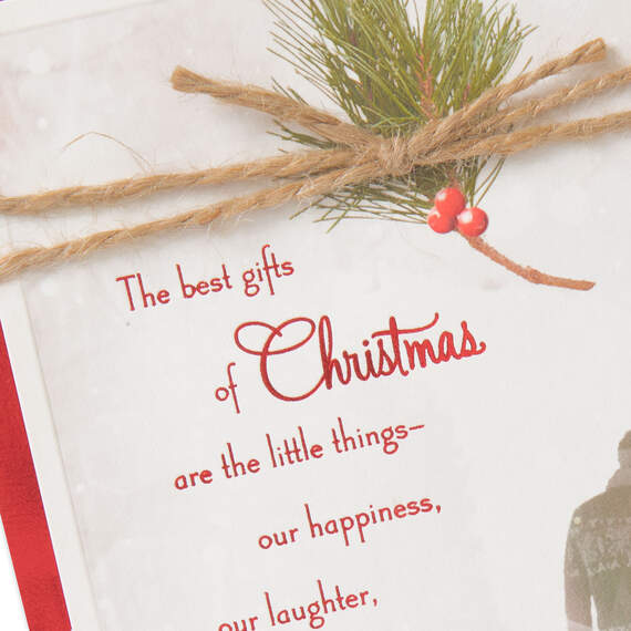 The Best Gifts Romantic Christmas Card, , large image number 4