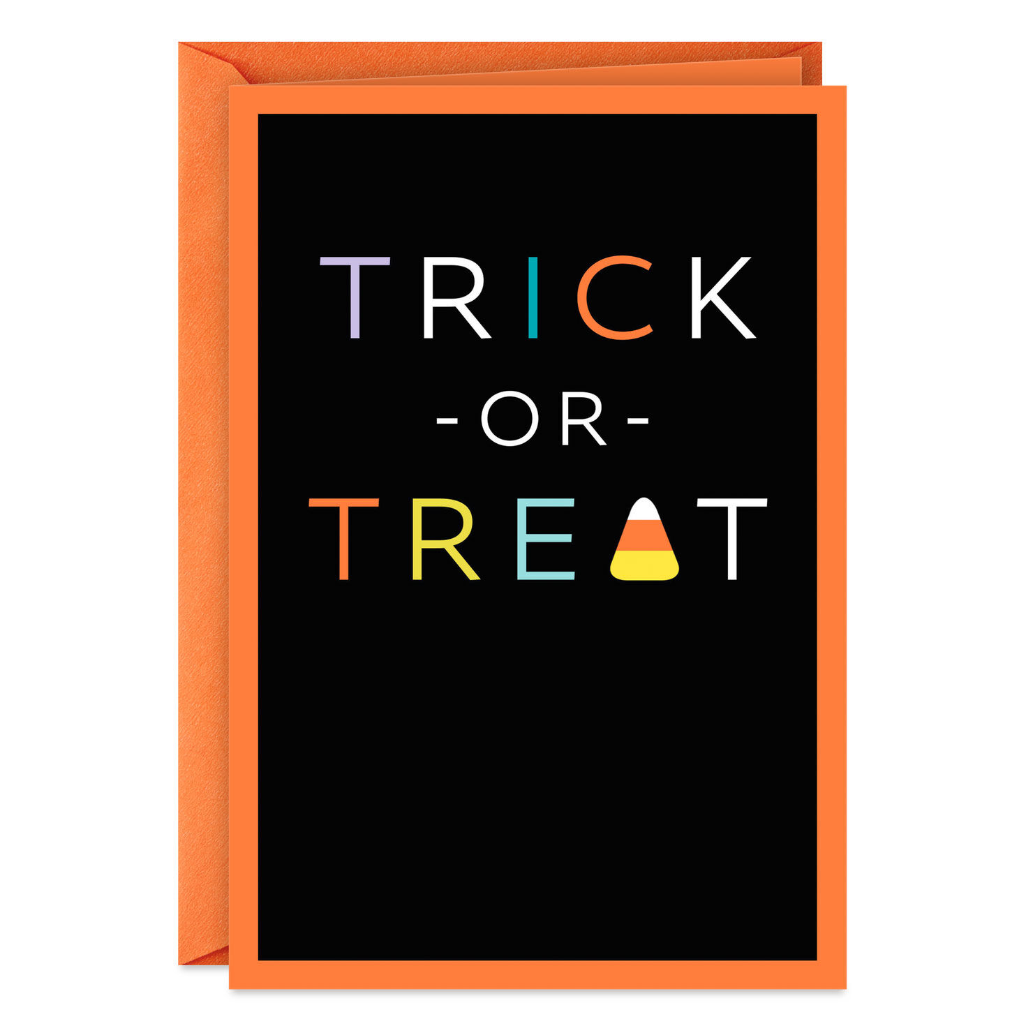 Trick-or-Treat Candy Halloween Card