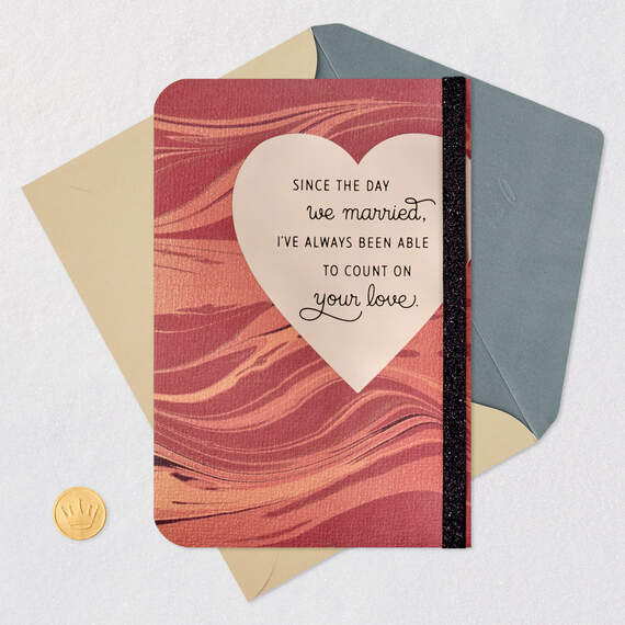 Always Able to Count on Your Love Anniversary Card for Spouse, , large image number 5
