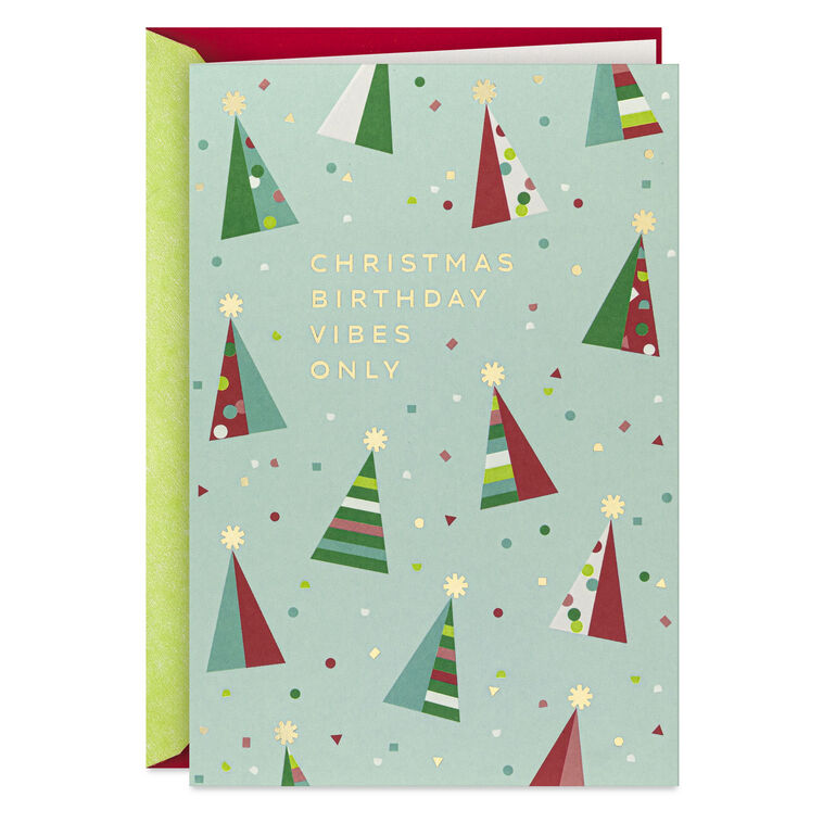 A Reason to Celebrate Christmas Birthday Card