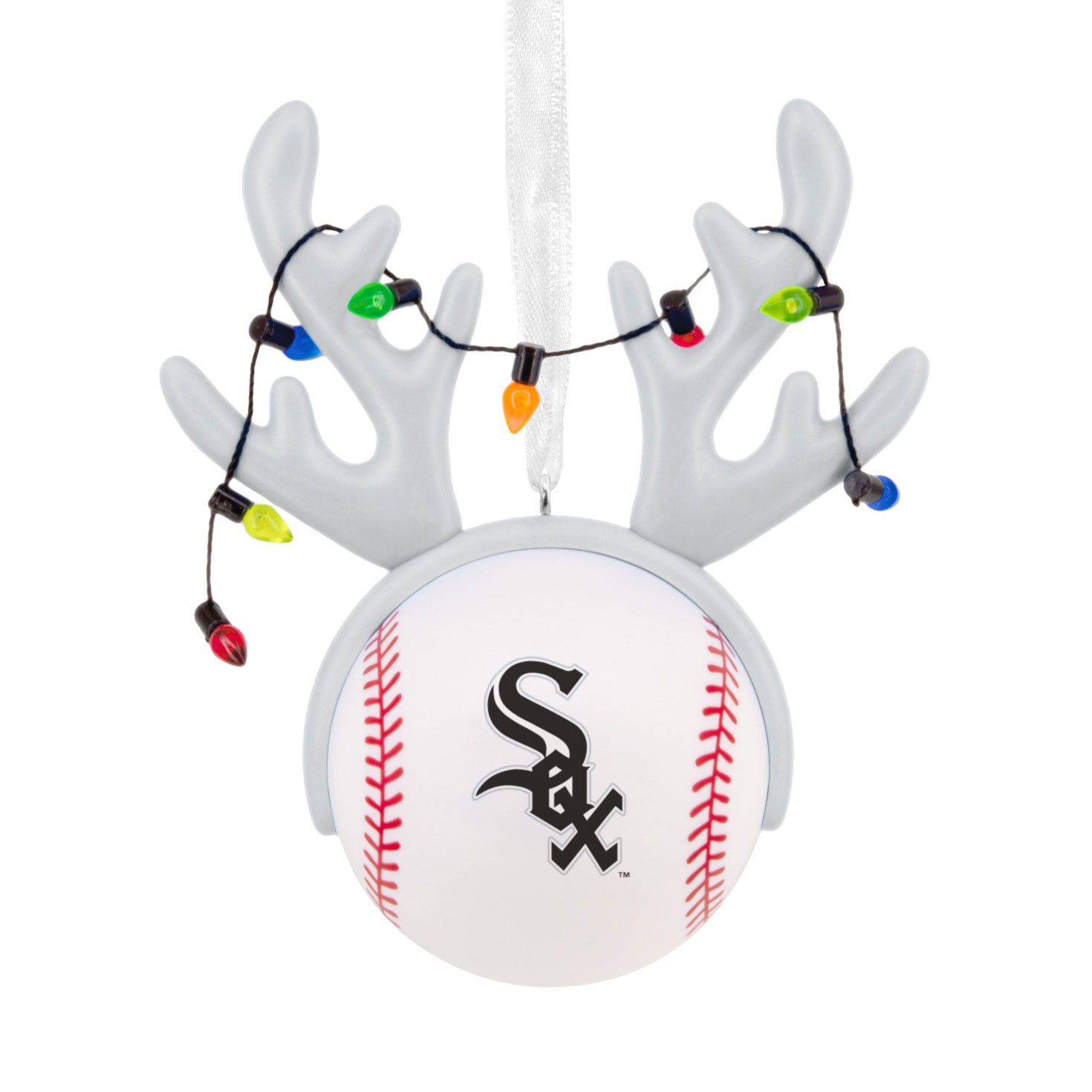 MLB Chicago White Sox™ Reindeer Baseball Hallmark Ornament