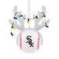 White Sox Reindeer Baseball Christmas Ornament Front image number 1