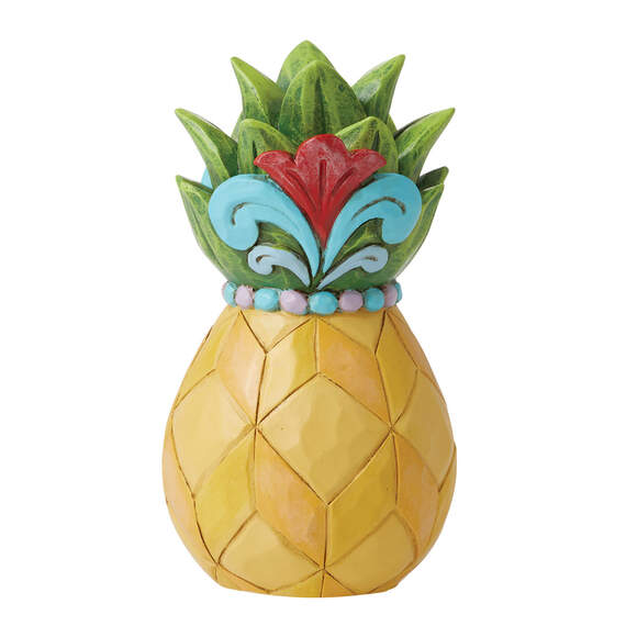 Jim Shore Mini Pineapple Figurine, 4"