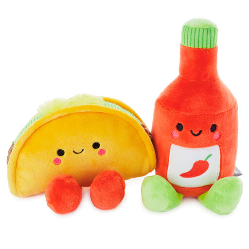 Better Together Taco and Hot Sauce Magnetic Plush, 5", 