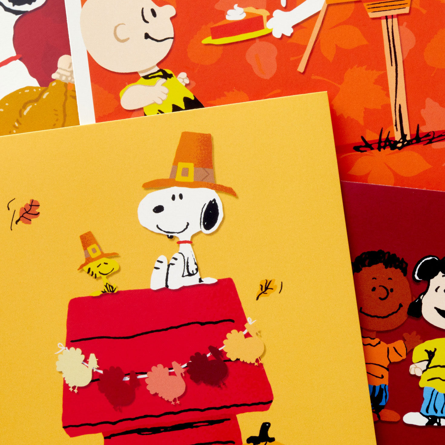 Peanuts® Good Wishes Boxed Thanksgiving Cards Assortment, Pack of 16
