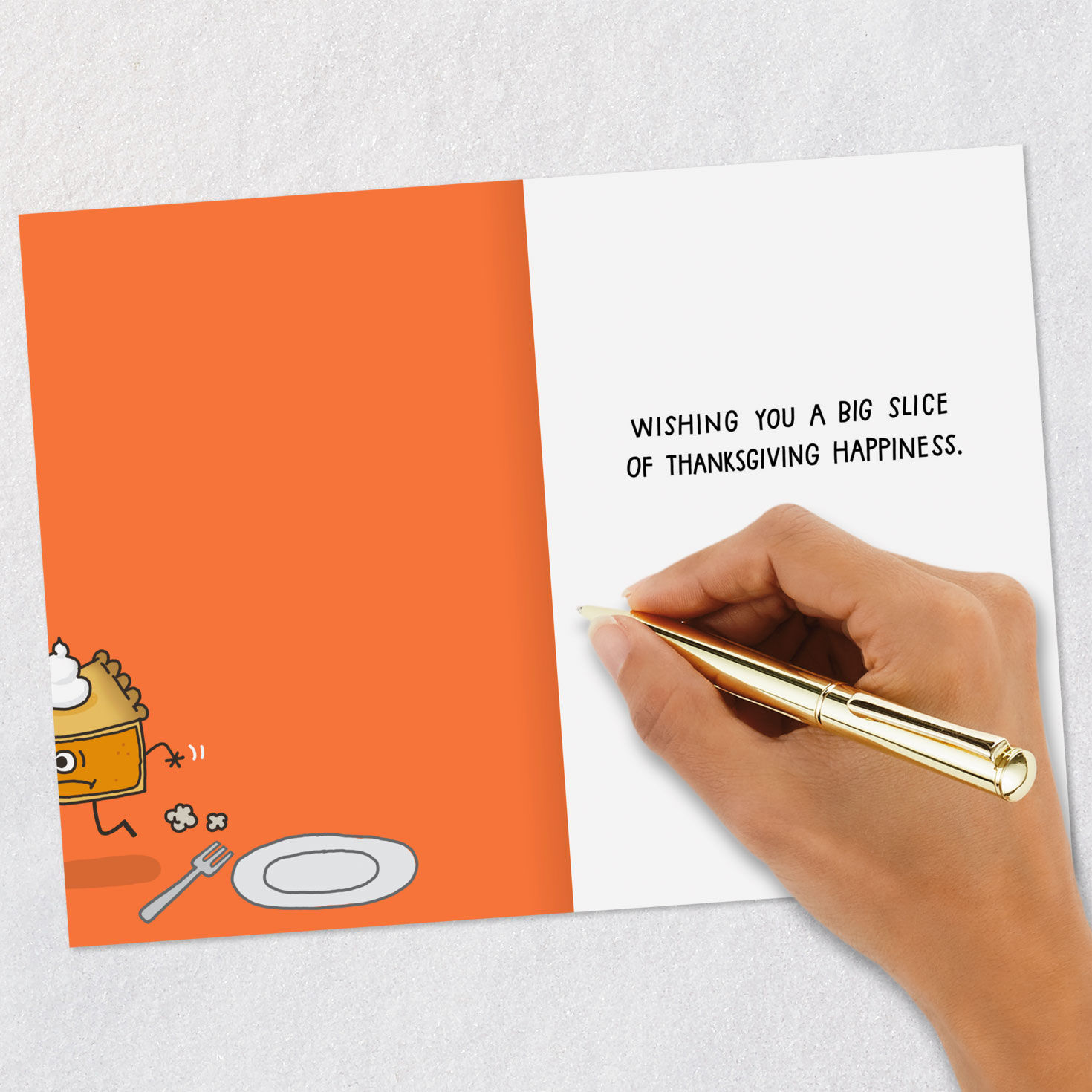 You Want a Piece of Me Pie Funny Thanksgiving Card, , large image number 6