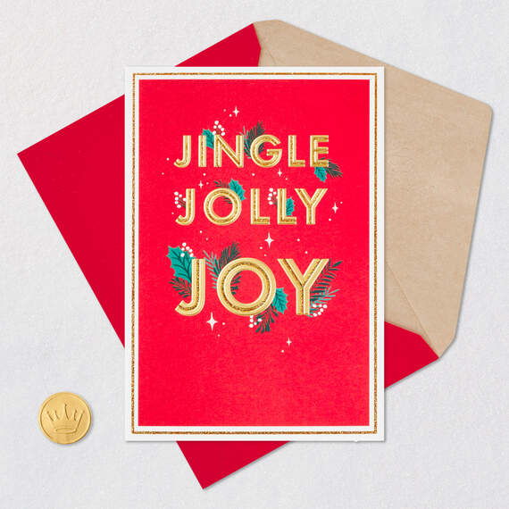 DaySpring Candace Cameron Bure Jingle Jolly Joy Christmas Card, , large image number 6
