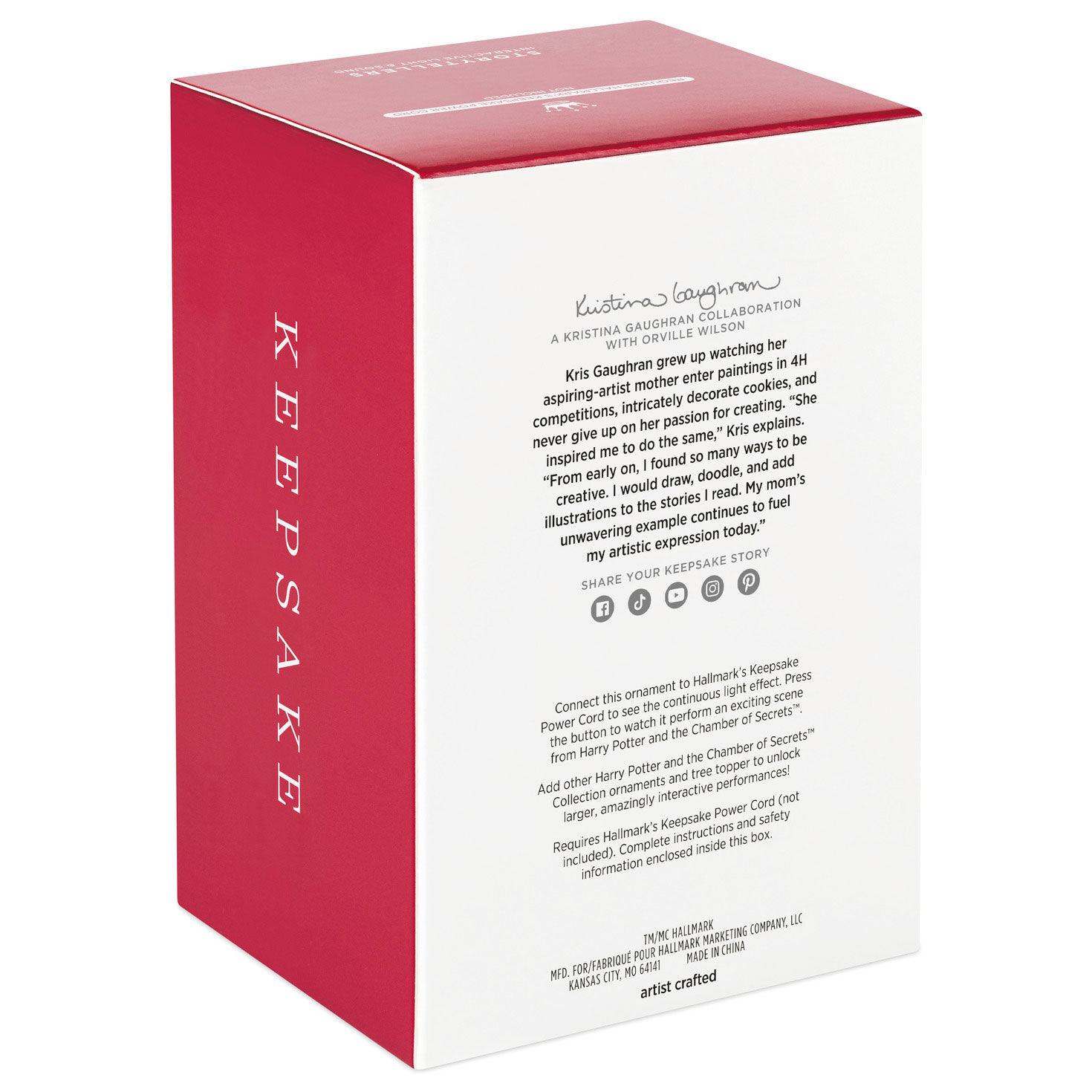 Harry Potter and the Chamber of Secrets&trade; Collection Harry Potter&trade; Ornament With Light and Sound, , large image number 9