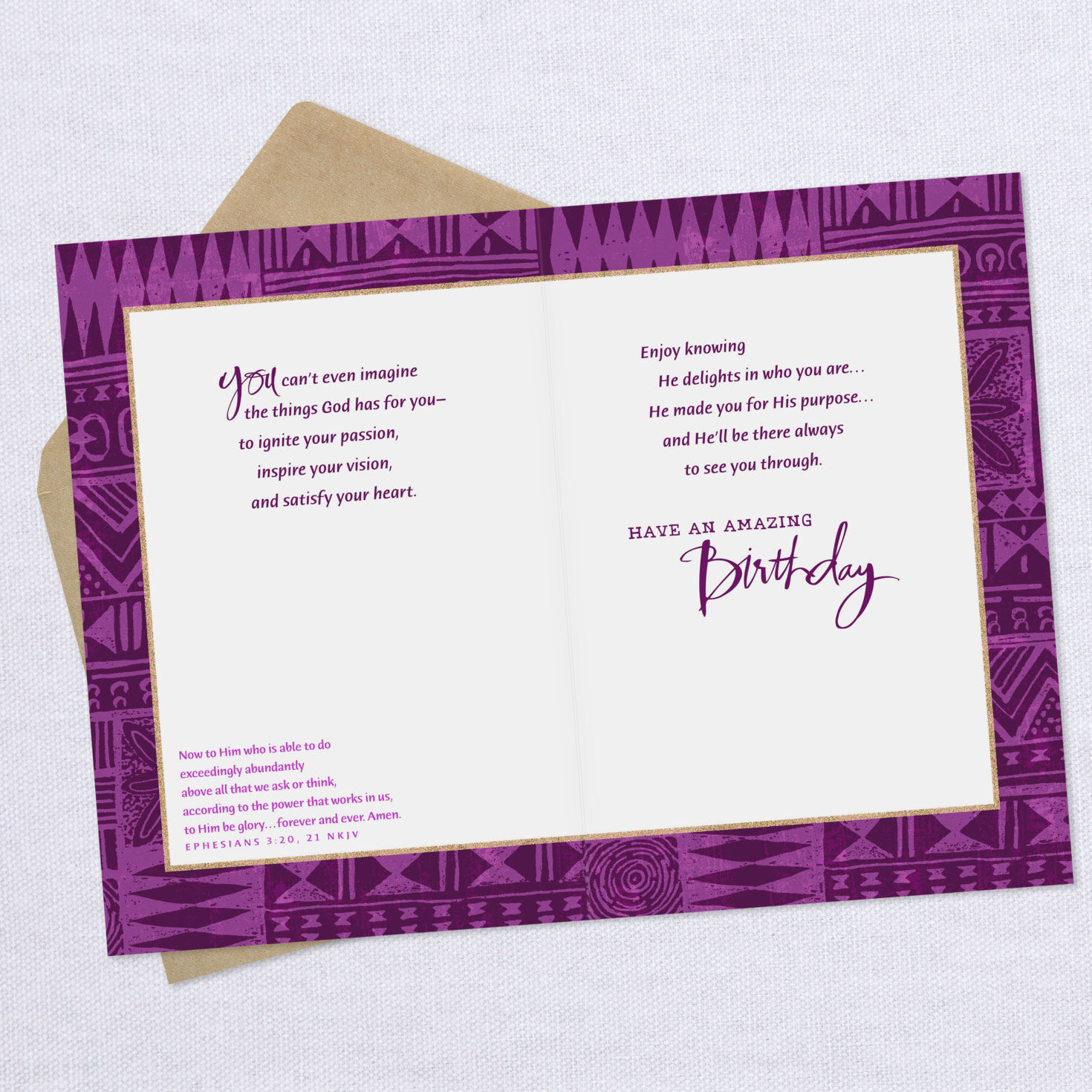 Succulents May the Lord Bless You Religious Birthday Card for only USD 2.99 | Hallmark