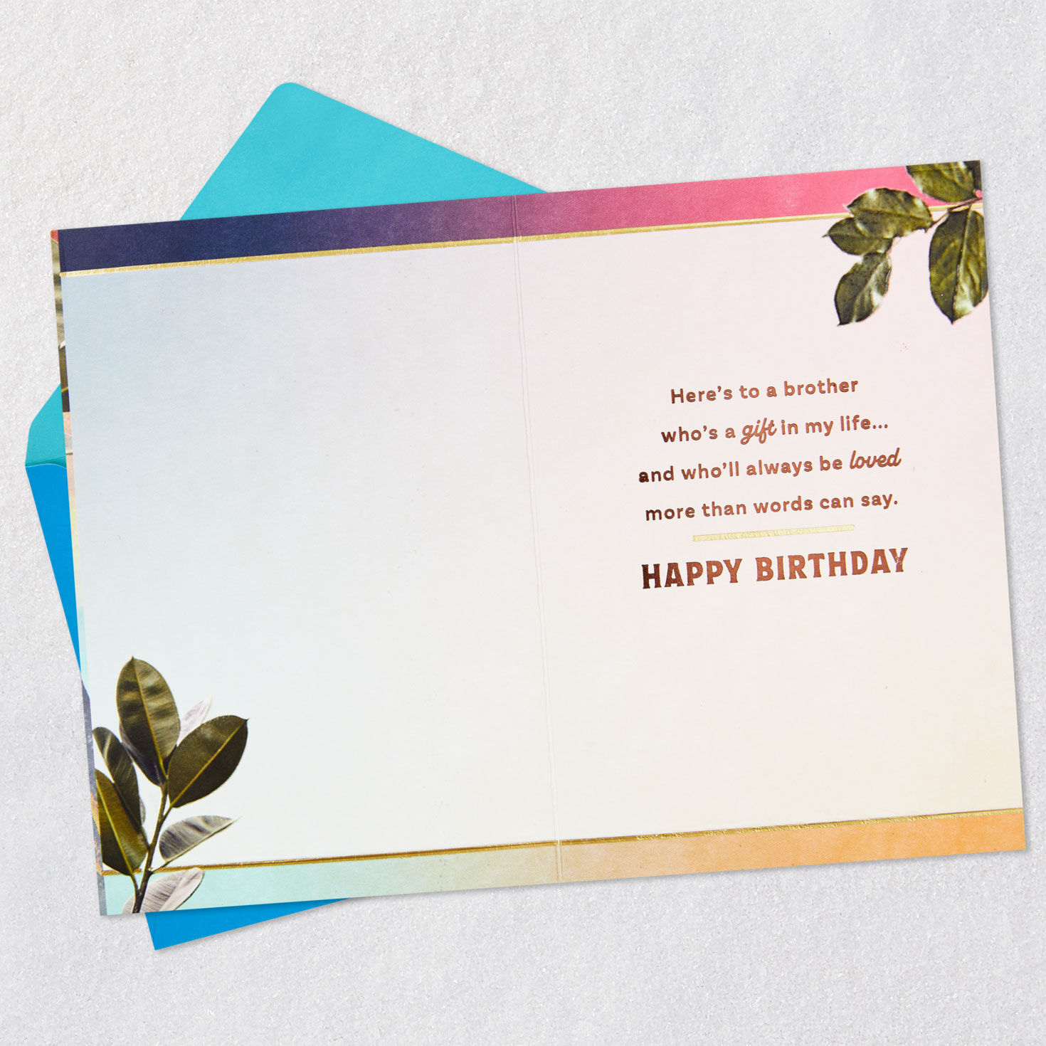 Here's to a Brother Who's Loved So Much Birthday Card for only USD 5.59 | Hallmark