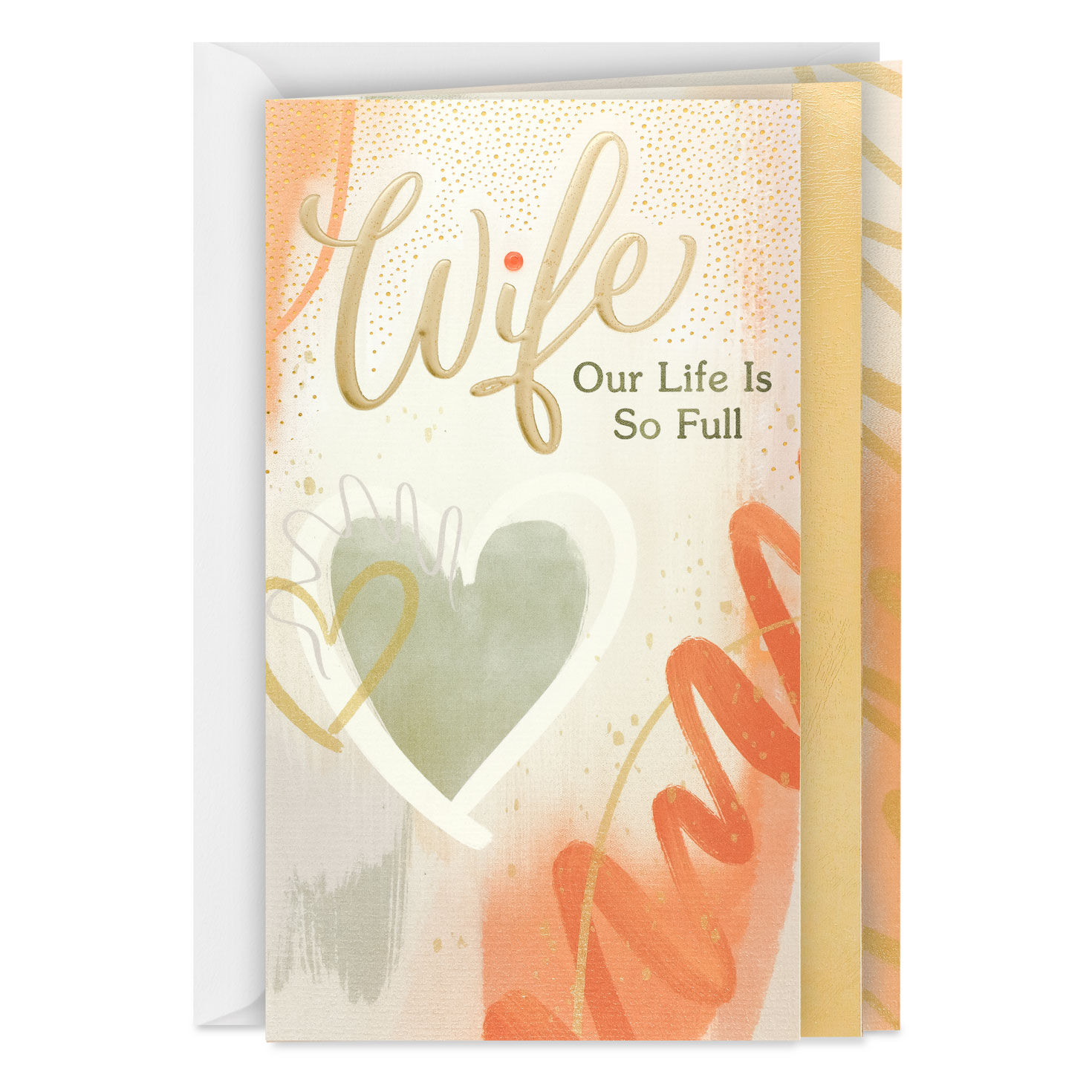 Our Life Is So Full Anniversary Card for Wife