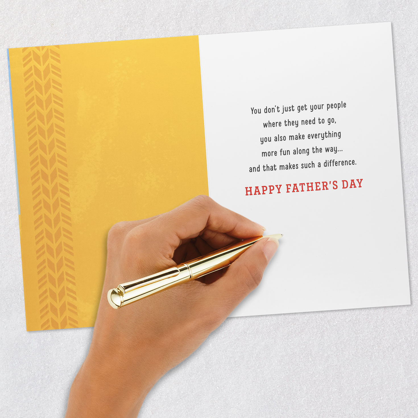 Dirty Minivan or SUV Father's Day Card Signing card image number 6